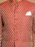Men's Maroon Silk Blend Ethnic Jodhpuri